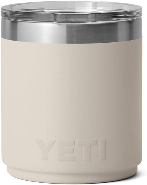 Woodtone Cream 10 oz Yeti Rambler