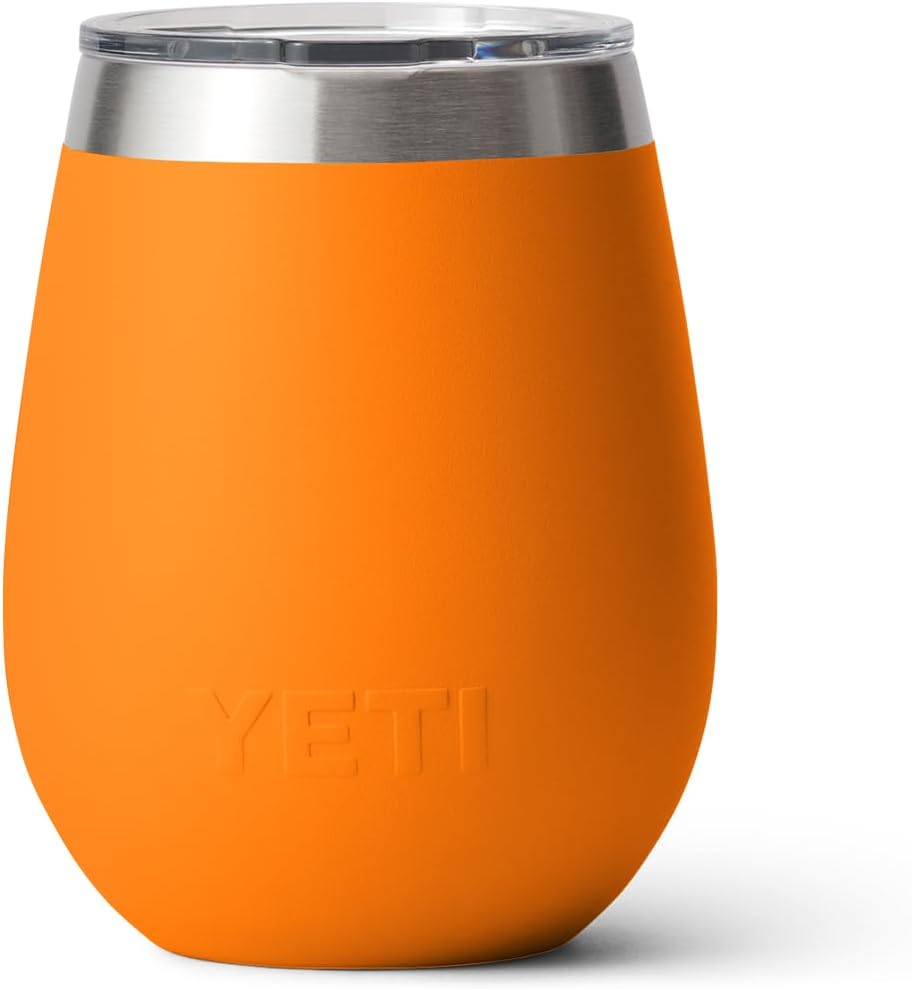 Woodtone Orange 10 oz Yeti Wine Rambler
