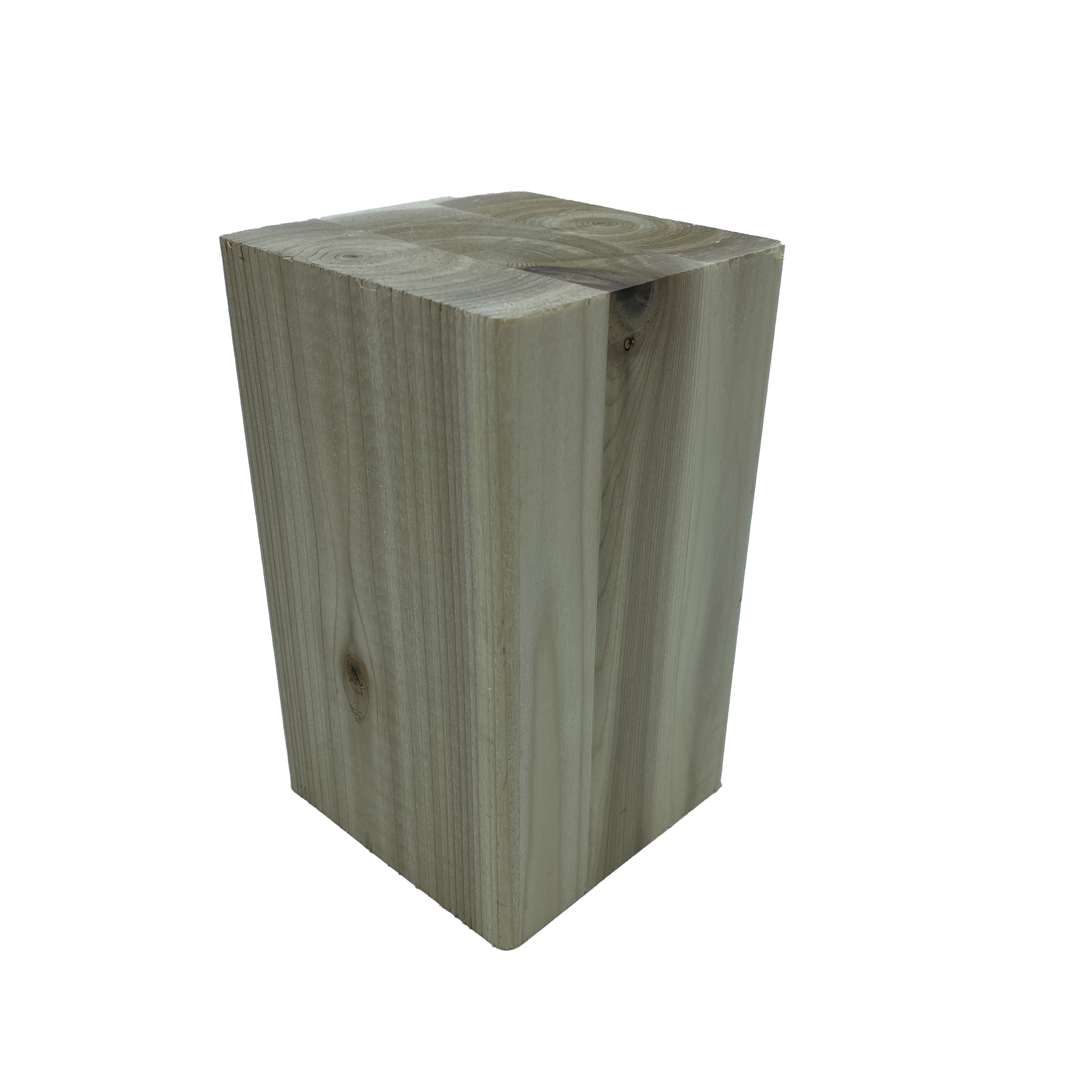 Western Red Cedar hollow, engineered, solid structural posts