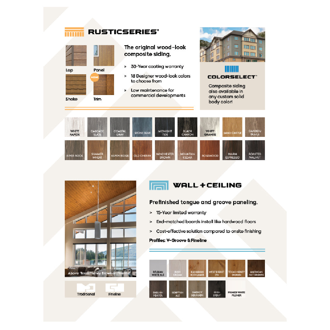 Woodtone 4 Page Products Brochure BWM 2025