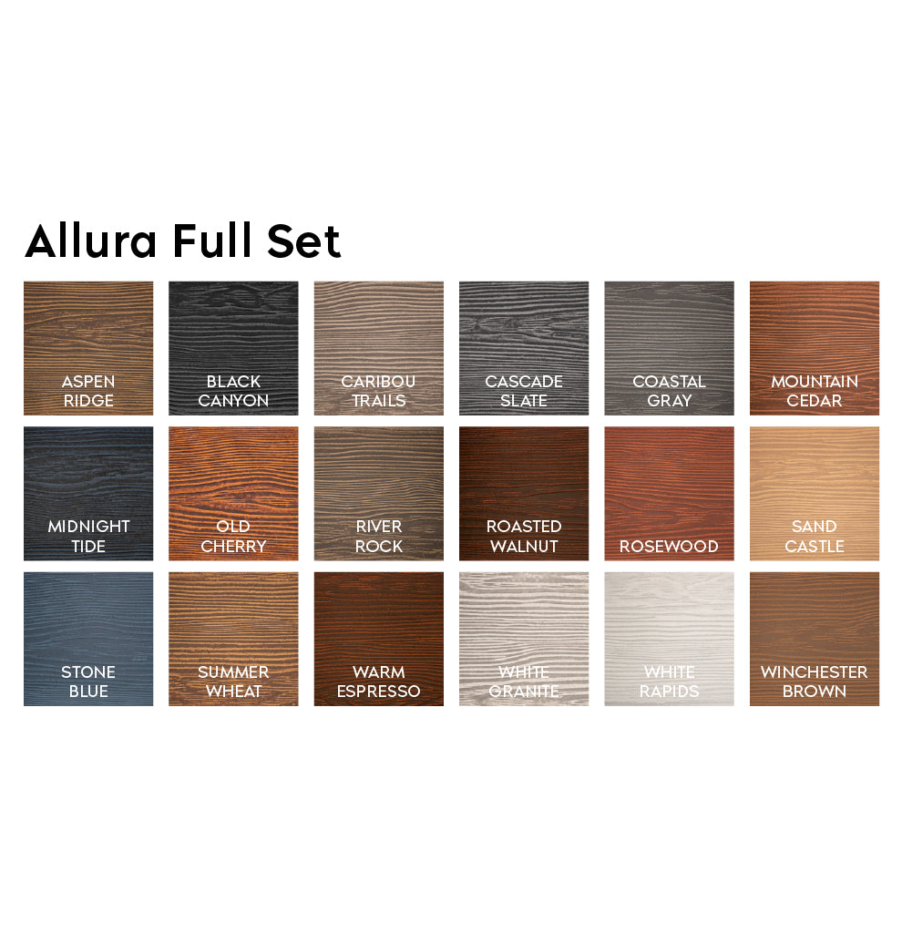 RusticSeries Woodgrain: Allura Full Sample Set
