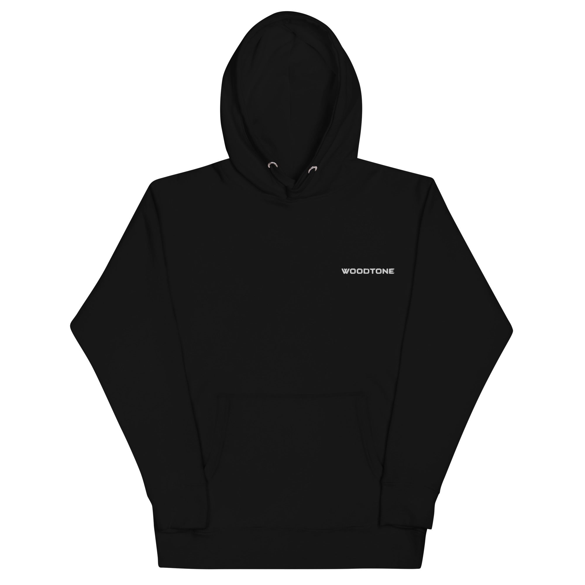 Woodtone White Embroidered Logo - Hoodie