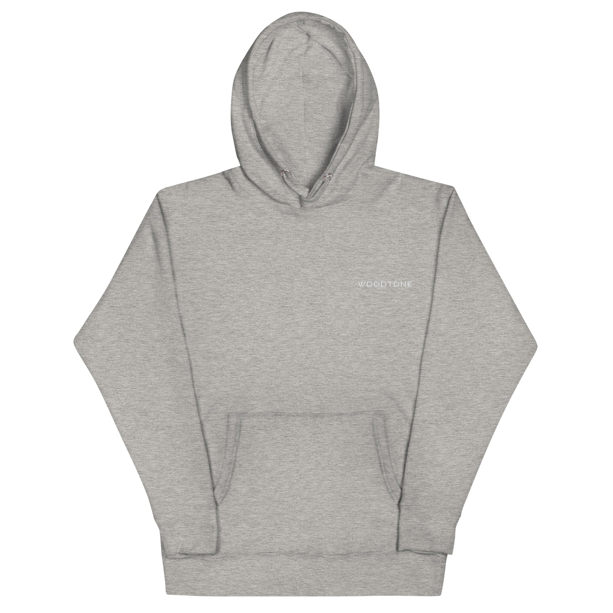 Woodtone White Embroidered Logo - Hoodie