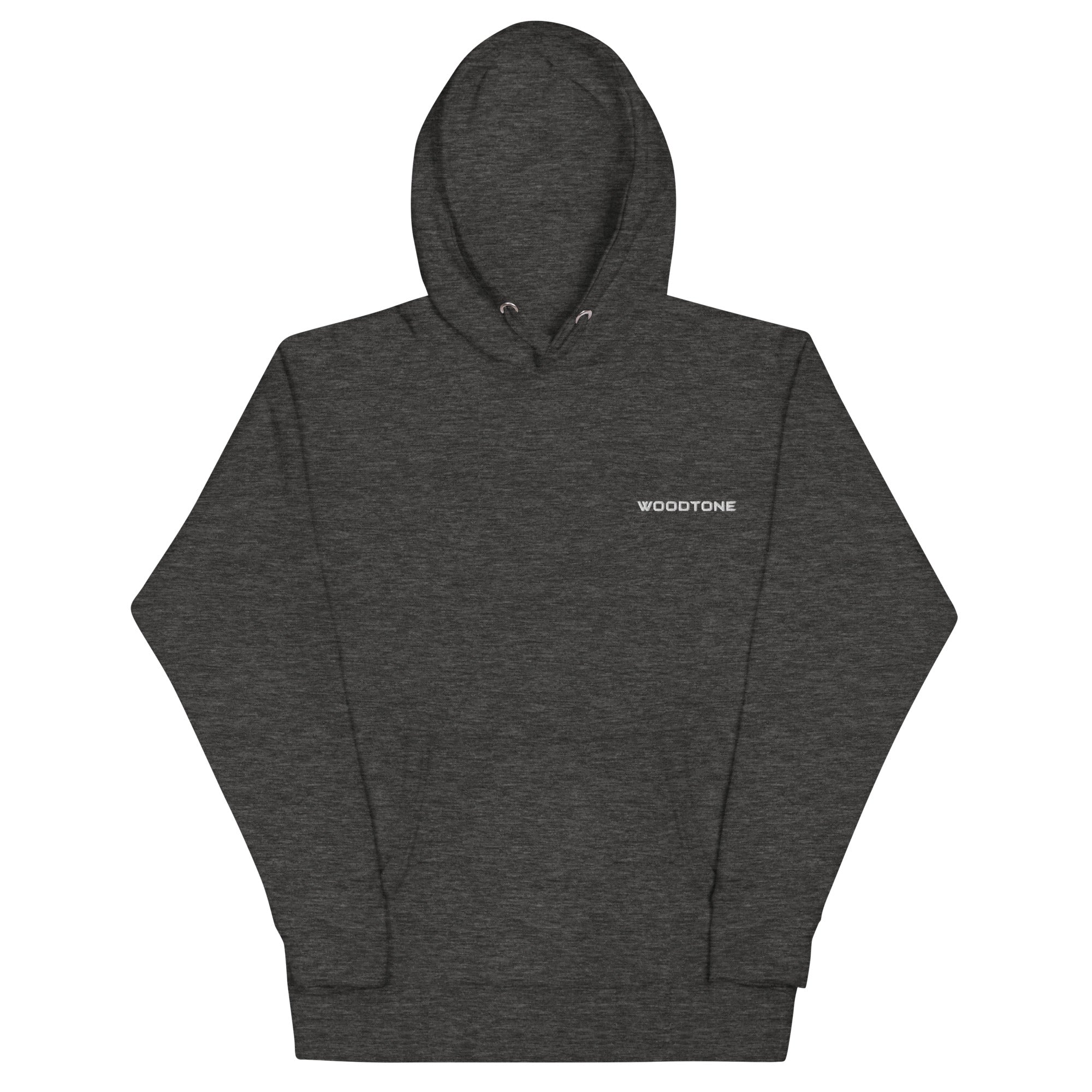 Woodtone White Embroidered Logo - Hoodie