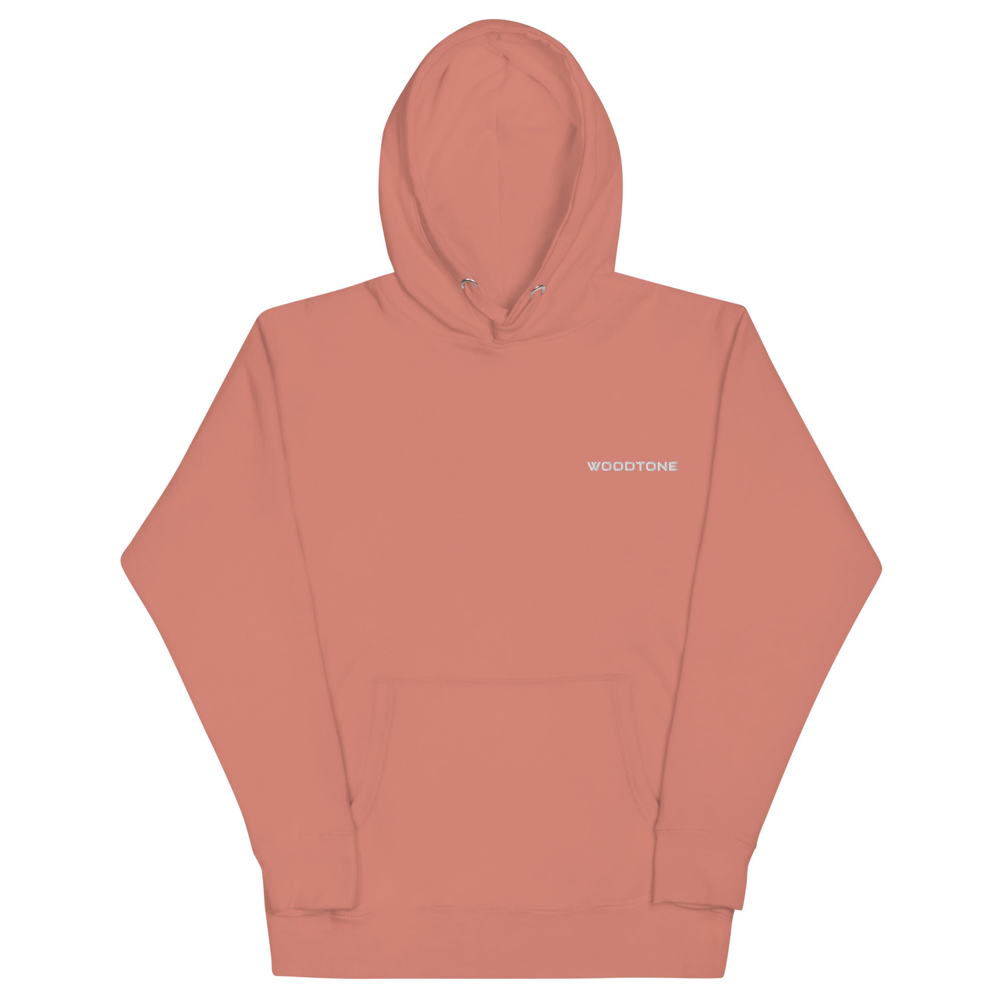 Woodtone White Embroidered Logo - Hoodie
