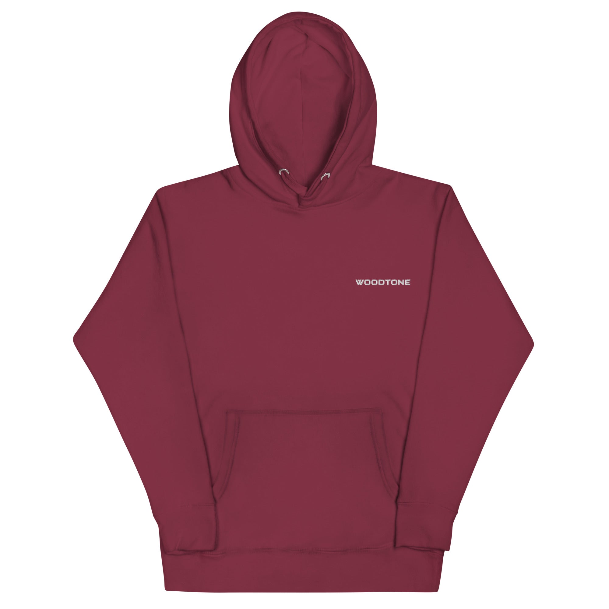 Woodtone White Embroidered Logo - Hoodie