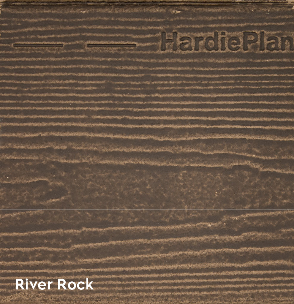 River Rock on James Hardie